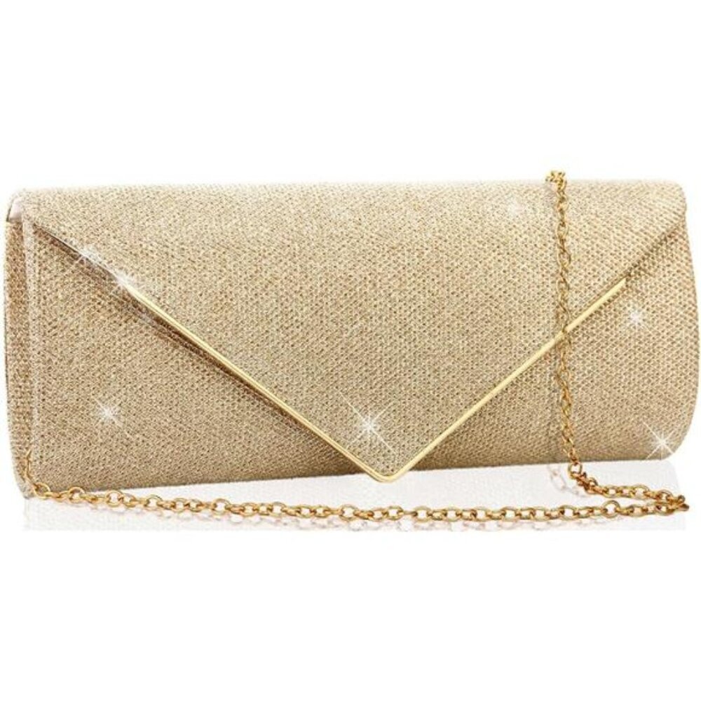 Clutch Purses for Women,Evening Bag Envelope Clutch with Detachable Chain